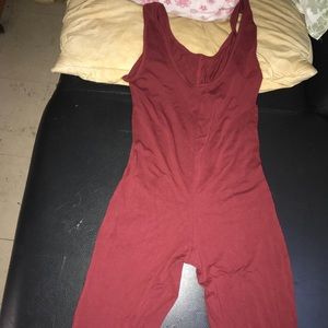 Burgundy L-XL bodysuit